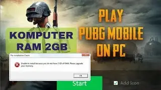 Emulator PUBG MOBILE PC RAM 2GB TENCENT GAMING BUDDY