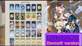 [Genshin TCG] Boss Maker deck showcase in nutshell part 1 (Bennett being the boss)