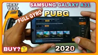 Samsung Galaxy A31 PUBG Test High Graphics Settings With Heat Test Hindi | Samsung A31 pubg test ||