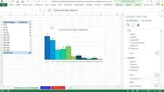 Excel 2013 PivotTables & Charts for Descriptive Statistics From Raw Data Sets (5 Examples) Math 146