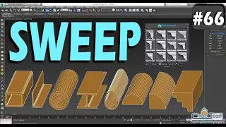 #66 || SWEEP MODIFIER || 3DS MAX Tutorials in Hindi from Beginning to Advanced ||