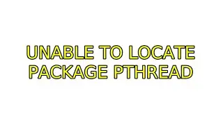 Ubuntu: Unable to locate package pthread