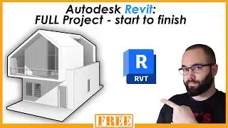 Autodesk Revit - Full Beginner Course | Complete Project - Start to finish