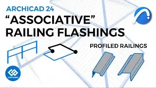 How to Model ASSOCIATIVE Railing Flashings in Archicad 24 (Part 5)