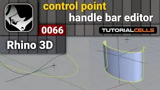 0066. handle bar editor ( control points ) in rhino