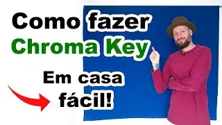 Como fazer chroma key barato!  Como fazer chroma key em casa fácil!