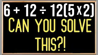 Try Your Best With This Tricky Math Problem