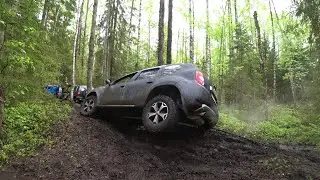 Duster хороший внедорожник!? УАЗ, Шнива, Pajero 2 в торфяной ловушке!