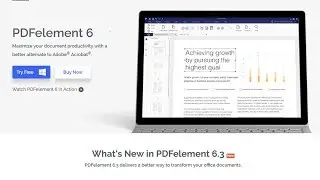 Create, Edit and Convert PDF Files using PDFelement 6