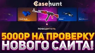 5000Р на проверку НОВОГО САЙТА - CASEHUNT! ПЛОТНАЯ ПРОВЕРКА CASEHUNT ОКУПАЕТ!? 