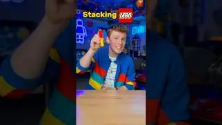 Stacking LEGO, but every time the bricks double… 