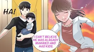 【Manga】A Beautiful Girl From Class Saw Me Holding A Baby And Ran Away In Shock.