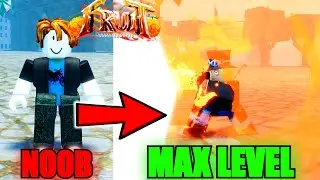 Noob To Pro As Sabo Using FLAME V2 Fruit In Fruit Battlegrounds..