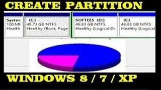 how to create partition in windows 7 without losing any data in hard disk