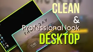Standard Clean and Professional Desktop look || Change Desktop setup in 15 minutes || Windows 11