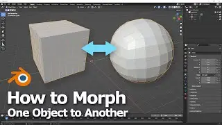 How to Morph Between Two Objects in Blender | Basic Animation Setup for Beginners