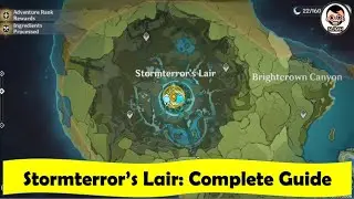 Stormterrors Lair (Complete Guide) | Genshin Impact | Non-Copyrighted Gameplay