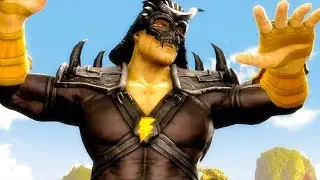 Mortal Kombat Komplete Edition - Black Adam Shao Kahn & The Flash Tag Ladder Gameplay Playthrough