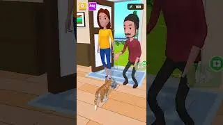 BAD CAT BEATS THE LITTLE KITTEN?! SO SAD! Cat Life: Pet Simulator 3D #short #shorts #cats