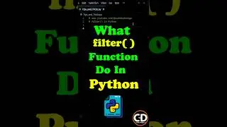 What filter( ) function does in Python? #programming #coding #python #codinghacks