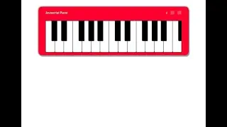 JavaScript Piano With Source code Download | Source Code & Projects