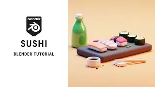 SUSHI in Blender | Blender EASY Tutorial