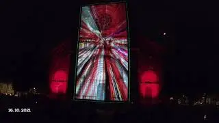 Signal 2021 videomapping na Kostel sv. Cyrila a Metoděje