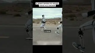 Record di velocità per un ROBOT umanoide (con le SNEAKER)