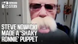 Steve Nowicki Made a Shaky Ronnie Puppet