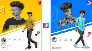 instagram Creative Dual Photo Editing ||  Picsart Editing New Style - Xyaa Edits 🔥