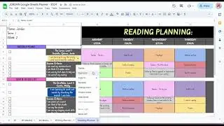 Tips for getting set up on Google Sheets with your planning