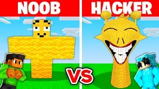 NOOB vs HACKER: I Cheated In a SPRUNKI SIMON Build Challenge!