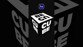 Create Rotation 3D Cube Animations in After Effects #tutorial