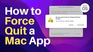 How to force quit app on Mac