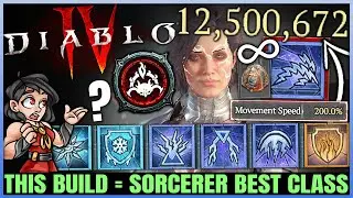 Diablo 4 - New Best Sorcerer Build - FAST 0 CD 1 SHOT UNSTABLE CURRENTS - Skills Gear Paragon Guide!