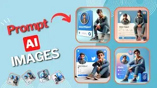 How to create 3D AI Social media Images | Bing AI image Generator | How to create image with Bing AI