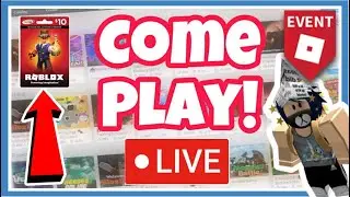 🔴ROBLOX GAMES WITH YOU! (Roblox Live)
