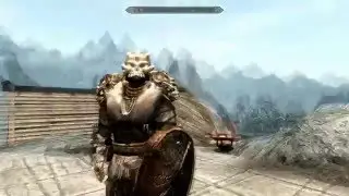 SKYRIM Моды #17 [Броня из троля + щит йорваскра]