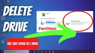 How To Delete Partition in Windows 11/10 To Extend C Drive (Very Easily)