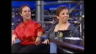 Adriana e Mila Cabral no Programa do Jô (Globo, 15/04/2004)