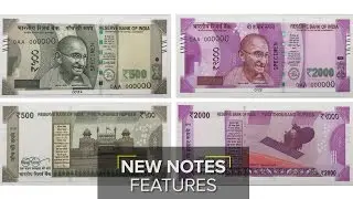 What the New 2000 & 500 Rupee Notes Look Like