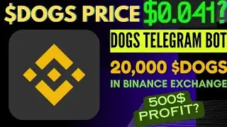 How to Connect Binance Exchange in Mini Dogs Telegram Bot|20,000 $DOGS Reward|Crypto Airdrops 2.0