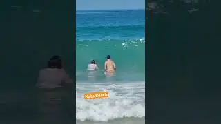 Попросила мужа снять, как я красиво захожу в море 