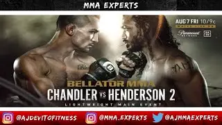 Bellator 243 Chandler vs Henderson 2 Main Card Predictions & Betting Odds