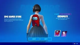 How to Get Among Us Cosmetics in Fortnite (Crewmate Back Bling & Distraction Dance Emote)
