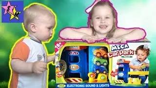 Мега Паркинг Mega Car Park Playset Keenway Распаковка и обзор