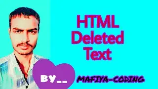 html Deleted Text  #shorts #shortsvideo #mafiyacoding #htmltages #codingforbeegners