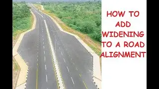 Add Widening To Alignment in AutoCAD Civil 3D