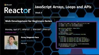 Web Development for Beginners – JavaScript Arrays, Loops and APIs – Week 4