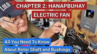 HOW TO REPAIR ROTOR SHAFT AND BUSHING OF AN ELECRIC FAN TO START A REPAIR SHOP AT HOME